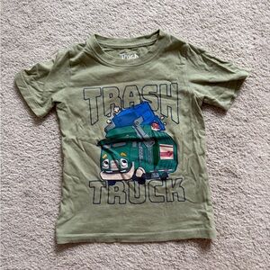 Carter's Green Trash Truck Tee